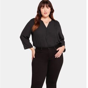 NOT YOUR DAUGHTERS JEANS IN VELVETY SUEDE AMI Skinny Pants NWT! Size 24W